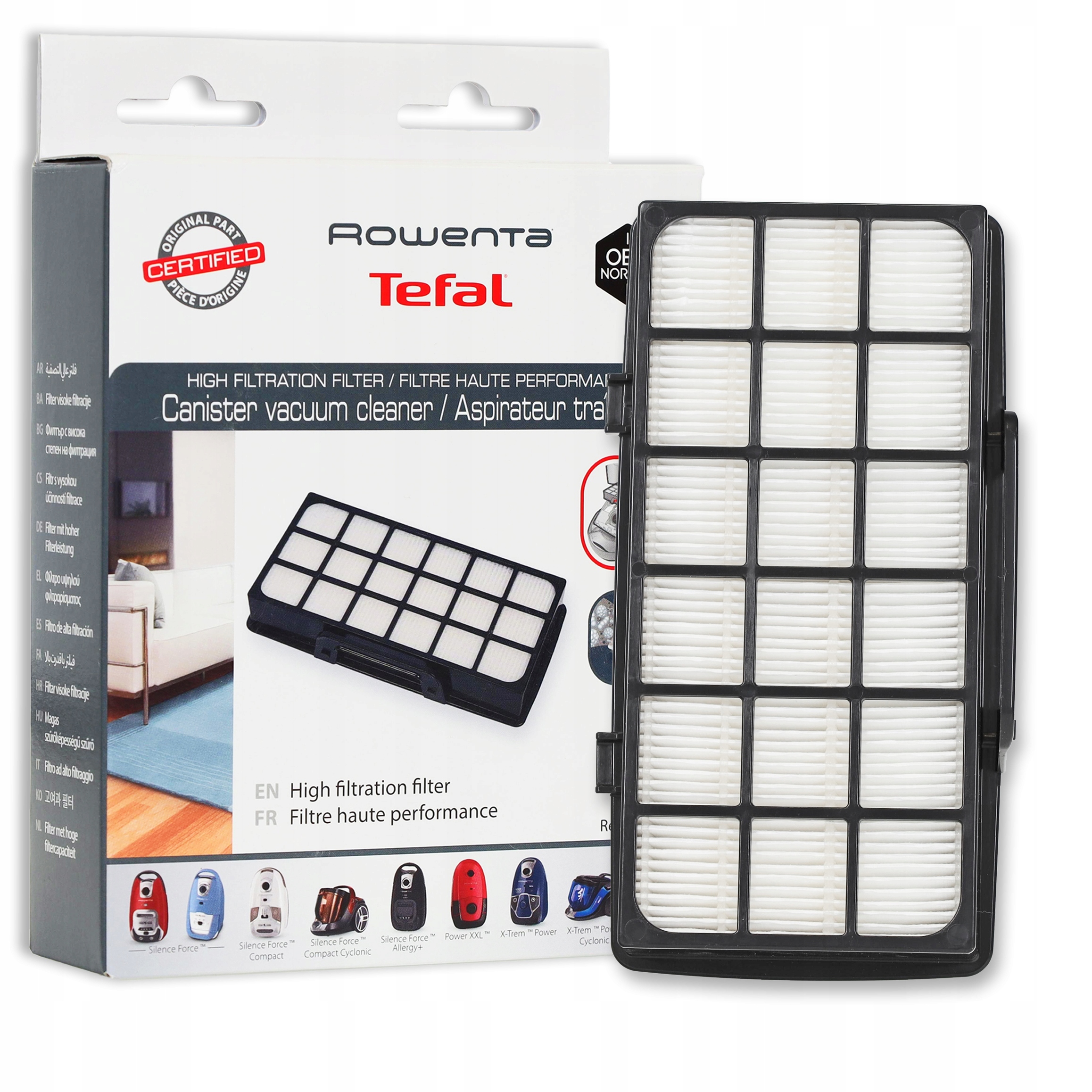 

Filtr Hepa Tefal Rowenta ZR920101