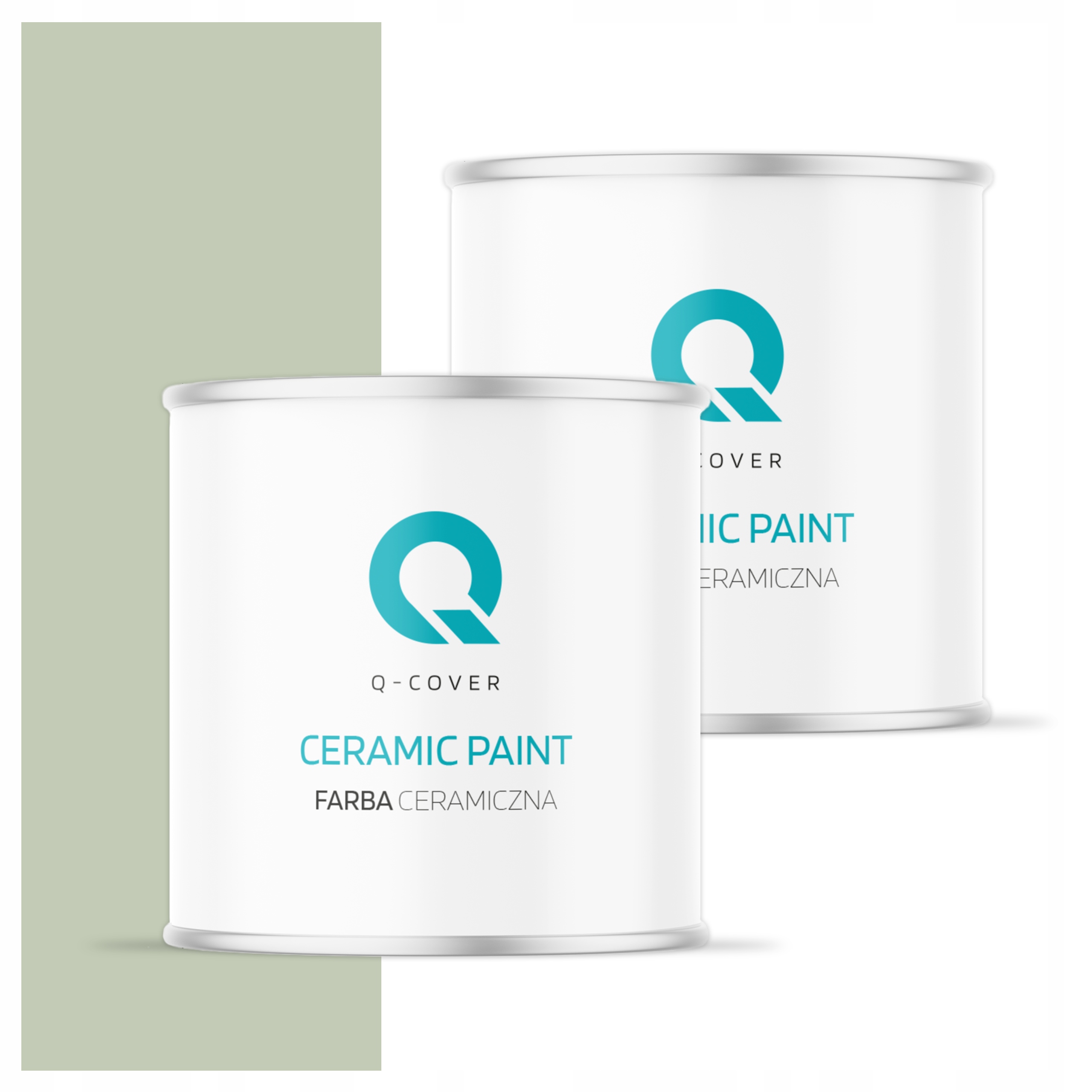 Keramická umývateľná farba na interiér 2L Hlboká matná zelená svetlá H2157