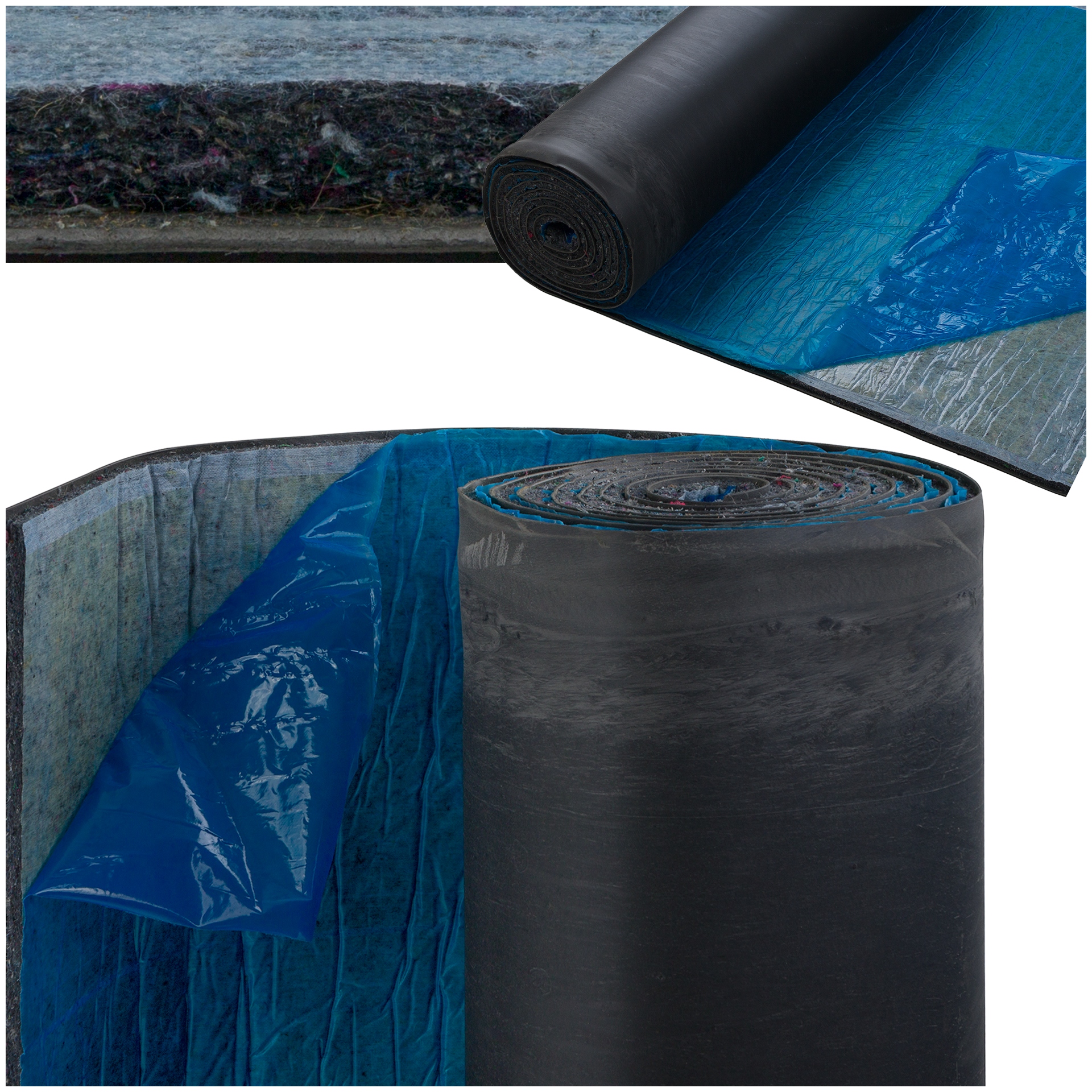 Lita Guma epdm plst zvuková izolace auto historické na podlahu 12 mm