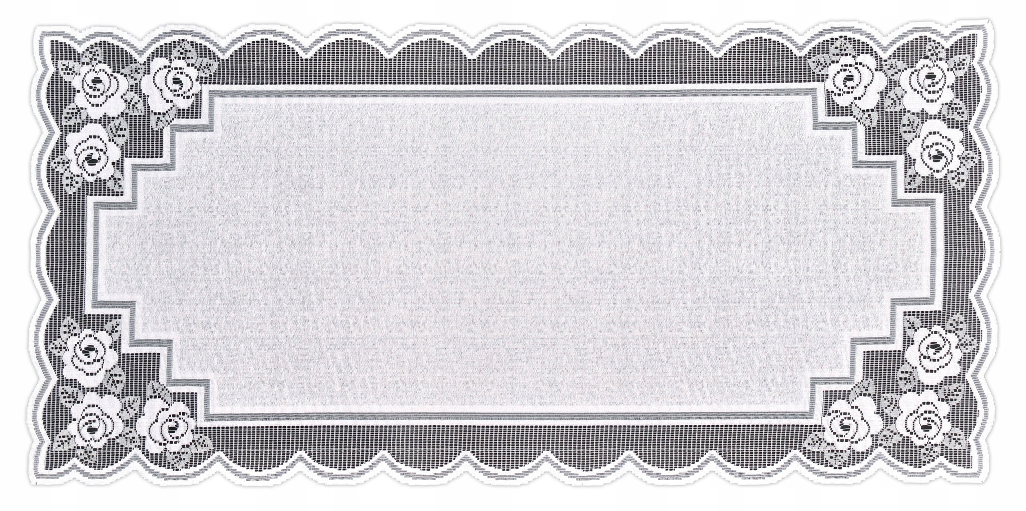 

Bieżnik,serwetka biała żakardowa 60x120cm 213800