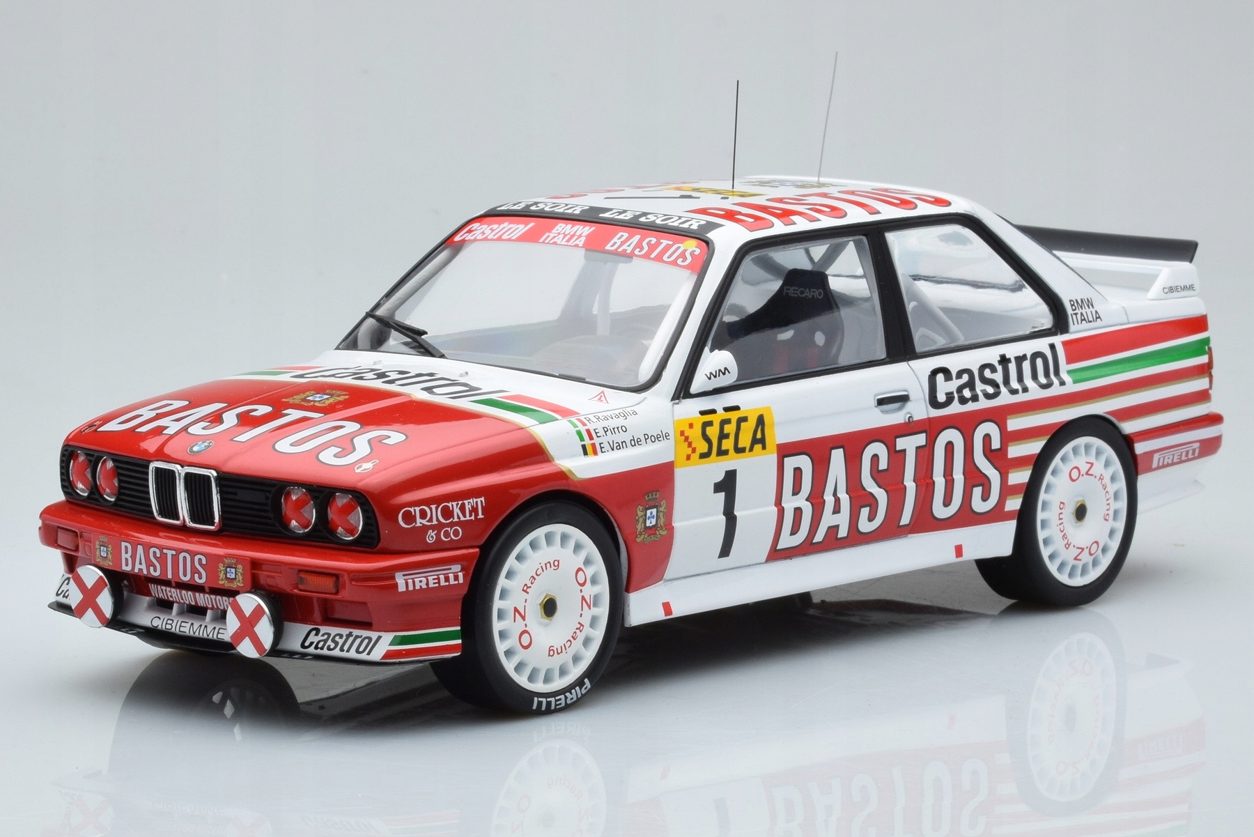 Bmw M3 E30 n1 Bastos R Ravaglia E Pirro E Van De Poele Spa 1991 Ixo 1/1