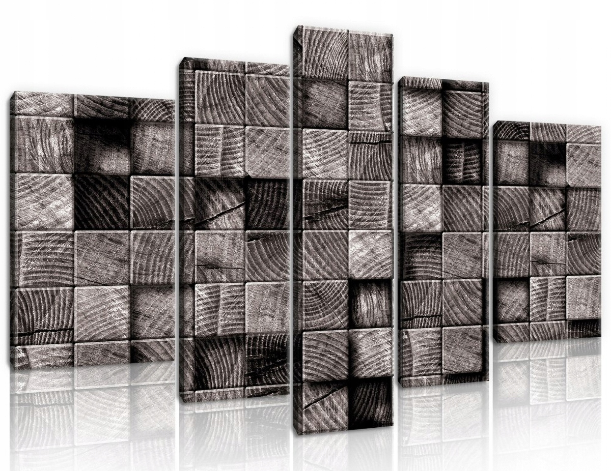 Obraz Na Plátně Canvas 170x100 Kostky Dřevo