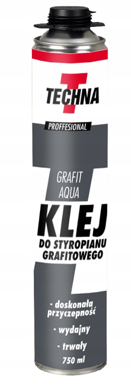 KLEJ DO STYROPIANU GRAFITOWEGO 750ml piana TECHNA