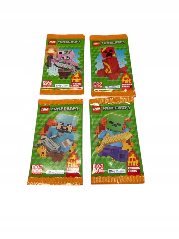Minecraft on fire trading cards 3 2026