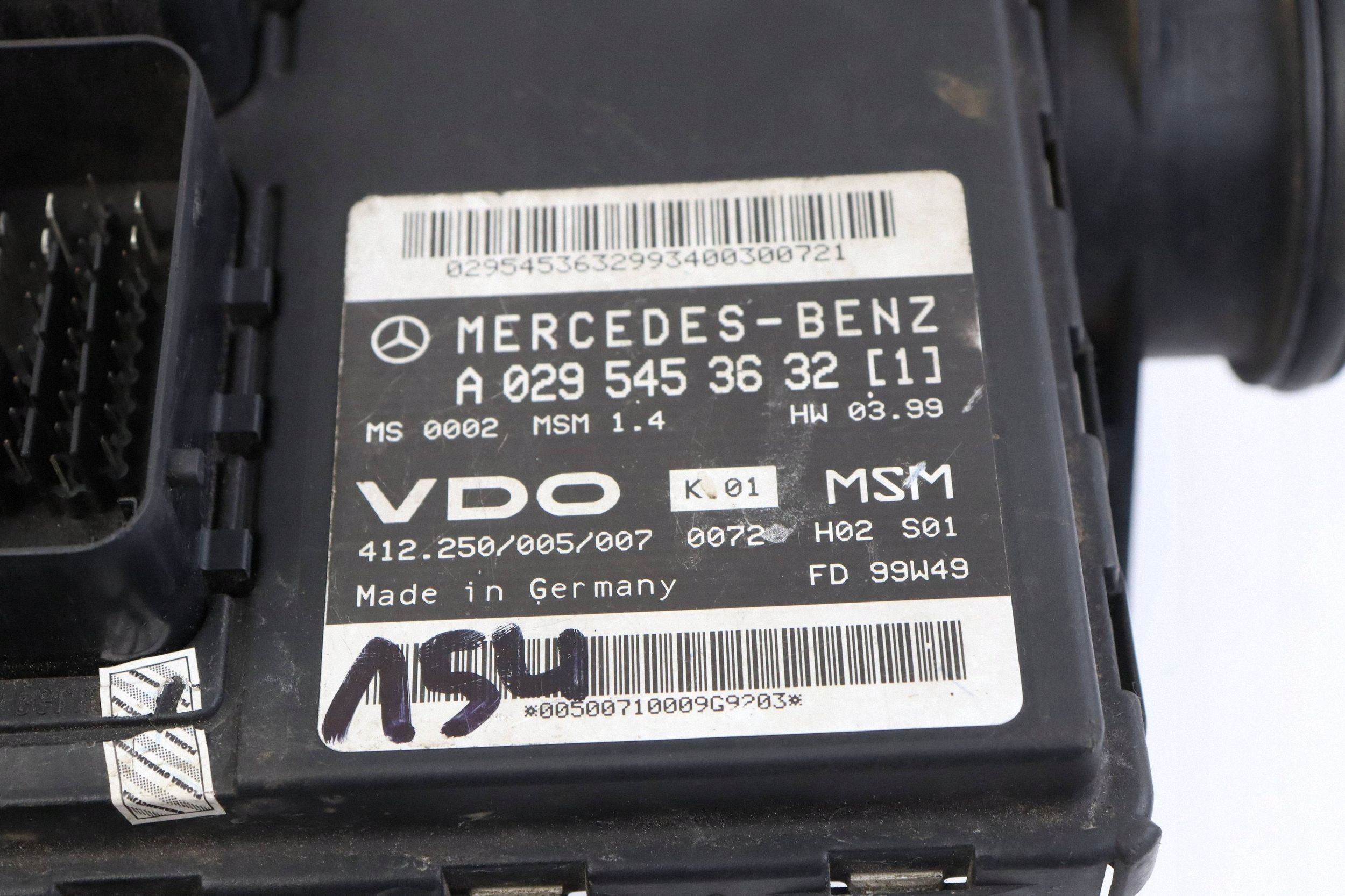 MERCEDES W168 modulo computer Motore 1.4 A1661404000 A0295453632