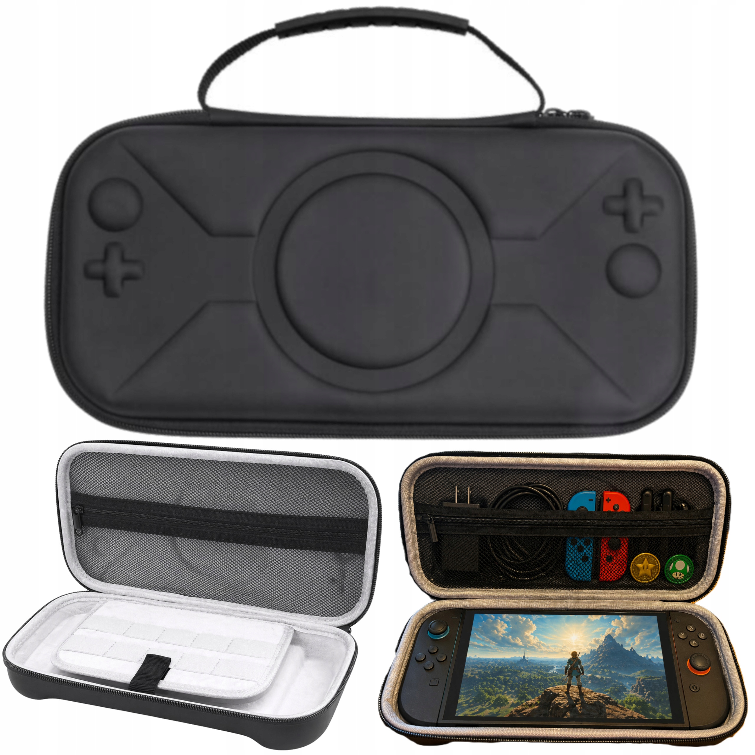 ETUI WALIZKA NA NINTENDO SWITCH 2 CZARNE