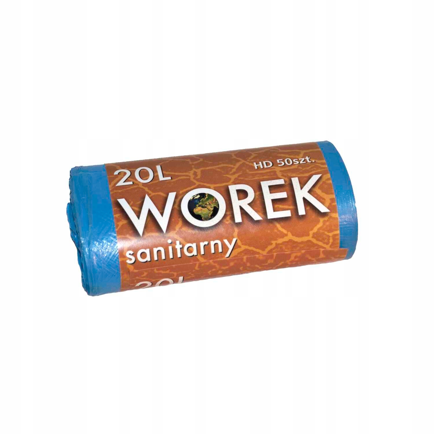 

Worki na śmieci 20L Hdpe Niebieskie rolka 50 sztuk