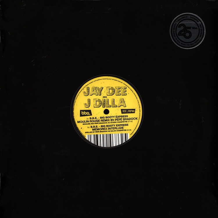 Jay Dee B.b.e. Big Booty Express Remixes 12"