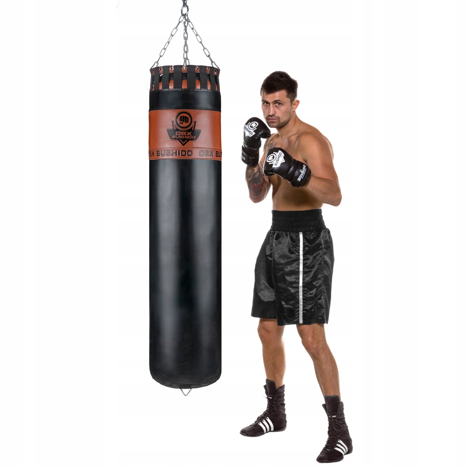 Worek bokserski ze skóry naturalnej skórzany Dbx Bushido 160 cm 50 kg