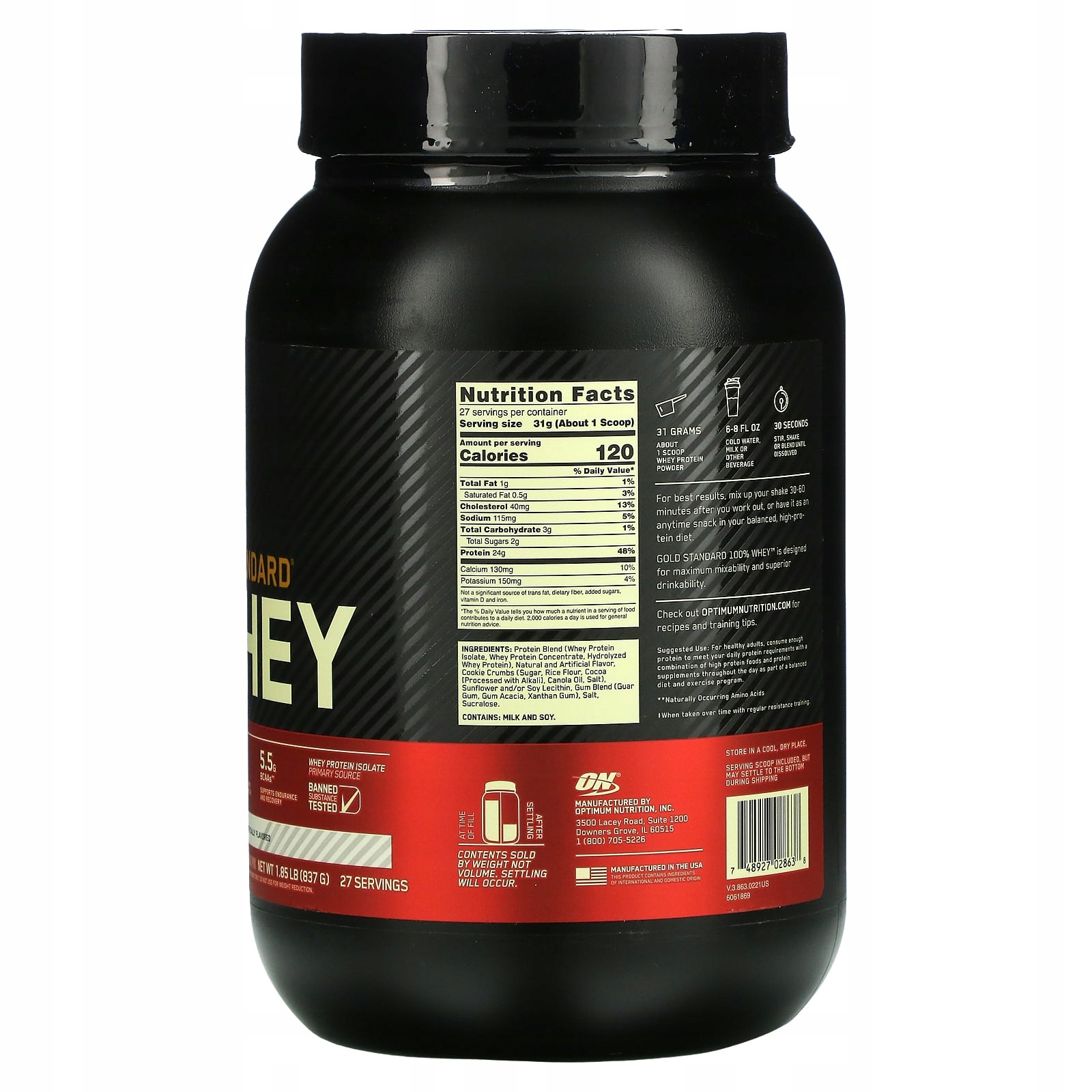 BIAŁKO WPI WHEY GOLD STANDARD 896g PROTEIN OPTIMUM — 14