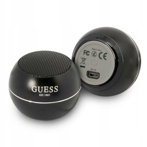 Bluetooth Reproduktor Guess Guwsalgekspeaker Mini Černý