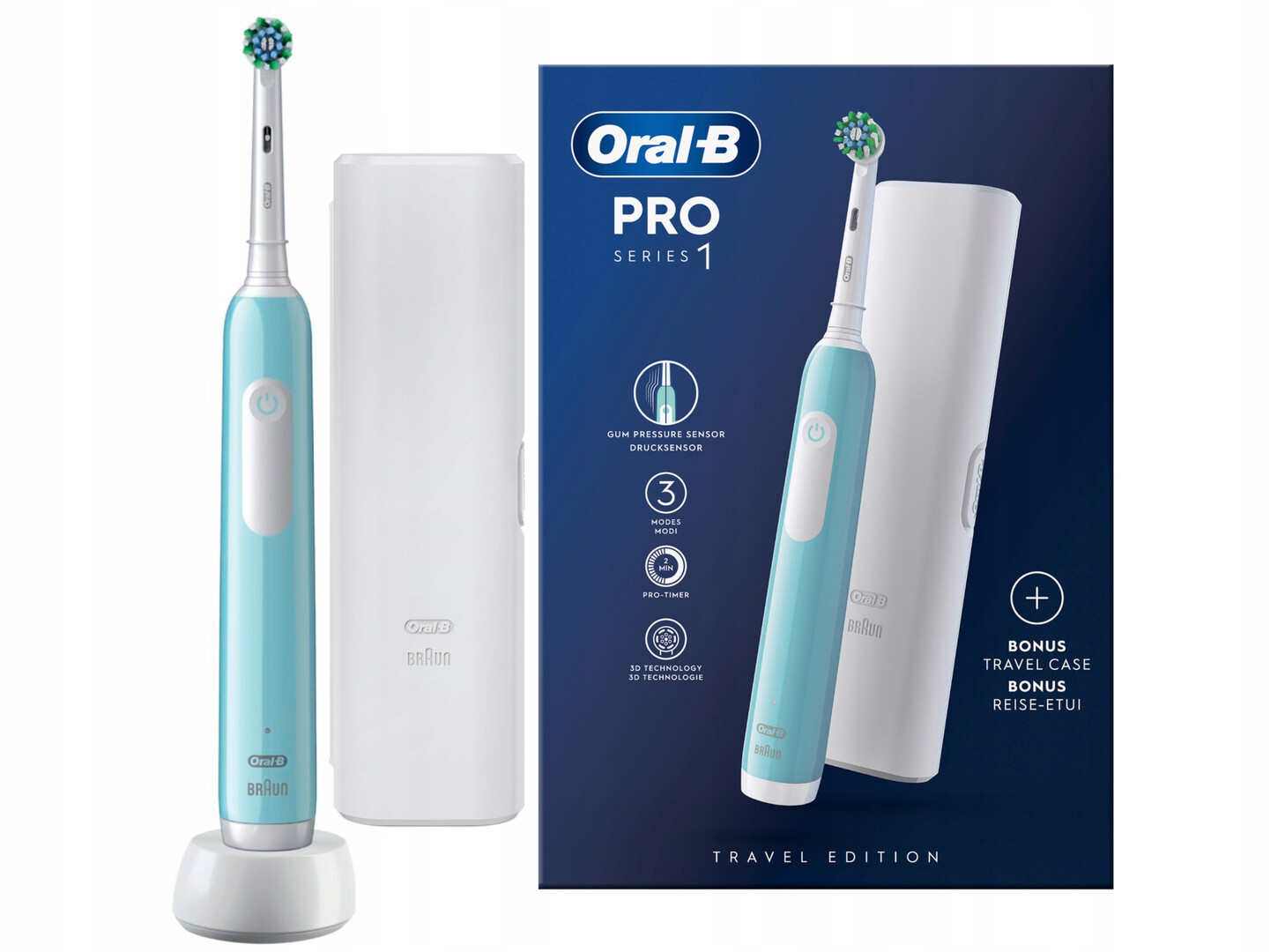 Oral-B Pro Series 1 szczoteczka elektryczna niebieska