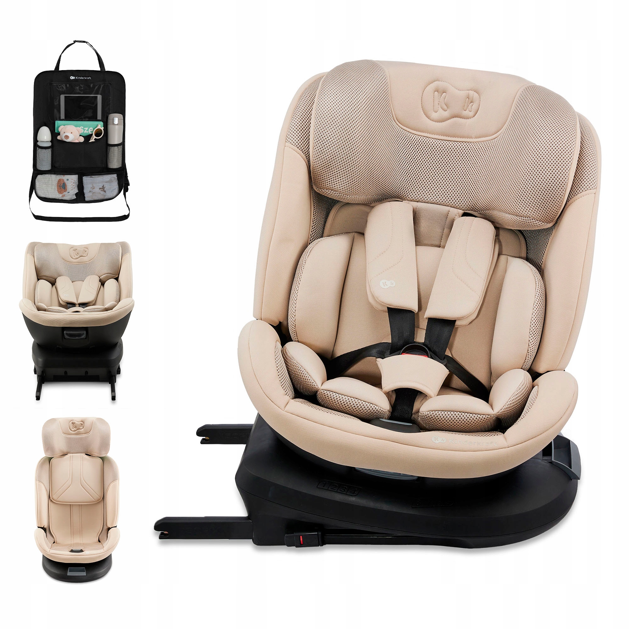 Fotelik Samochodowy Obrotowy 40-150 0-36 Isofix Kinderkraft Xpedition 3