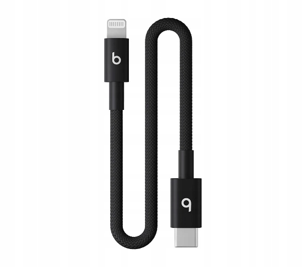 Beats USB-C/Lightning Woven Cable(20cm)-Bolt Black