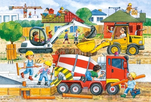 

Puzle Puzzle Castorland 40 el Bajka Budowa Relaks