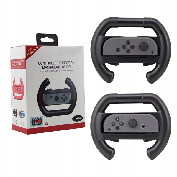 You2K Dwie kierownice uchwyty na joy-con'y do Switch / OLED czarny