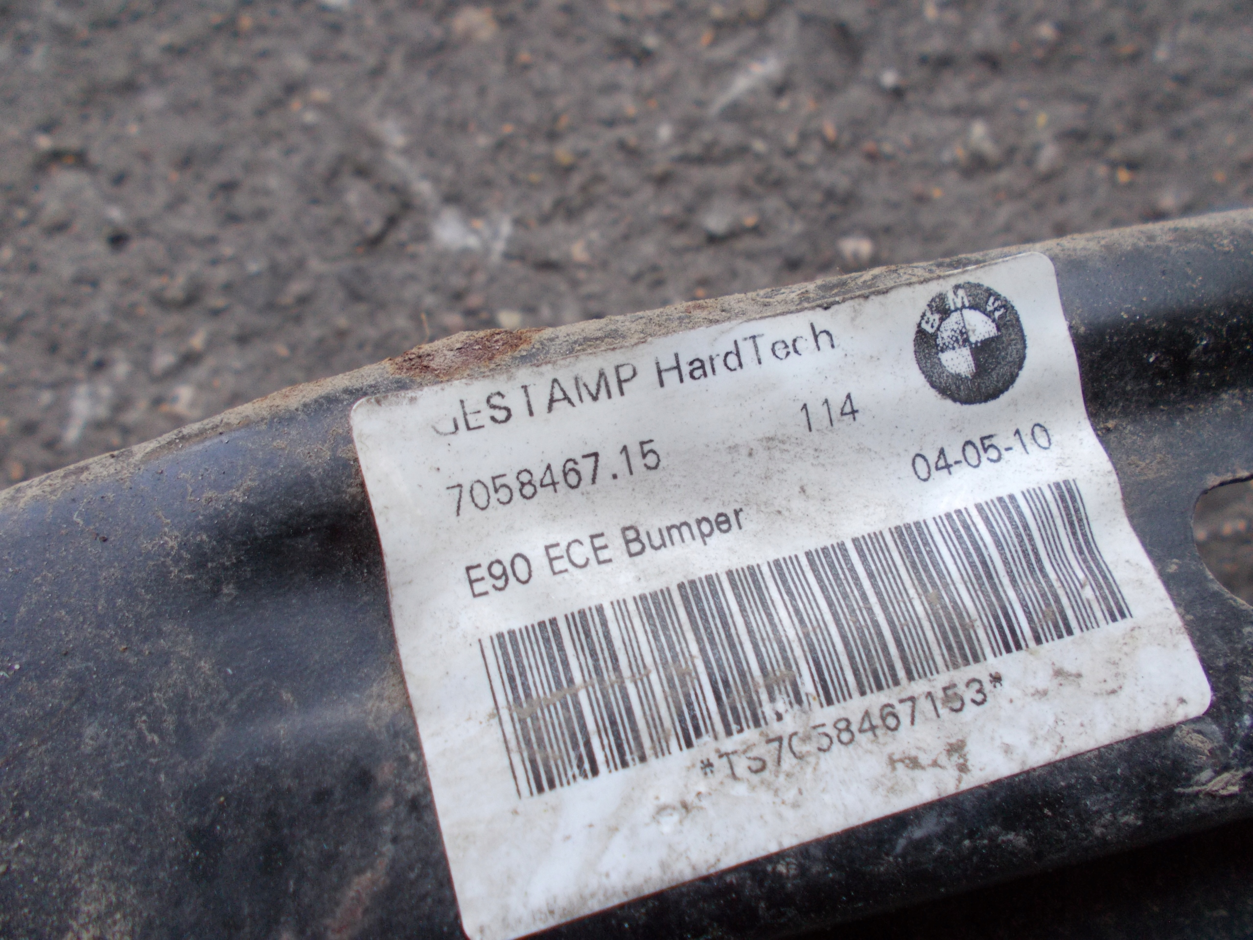 BMW E91 2.0 D 10R RINFORZO PARAURTI Traversa Paraurti posteriore 7058467