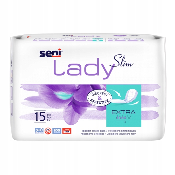 

Wkładki urologiczne Seni Lady Slim Extra 15 sztuk