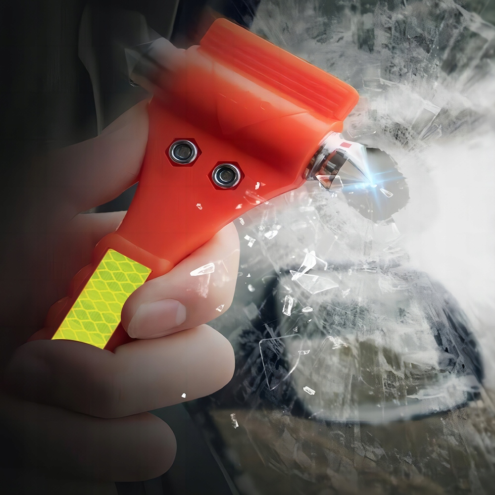 4 SZT MŁOTEK BEZPIECZEŃSTWA MŁOTEK RATUNKOWY Z UCHWYTEM DO SAMOCHODU OKIEN Producent inny