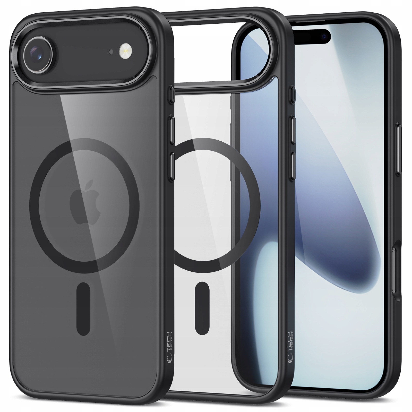 Tech- Protect Magmat MagSafe iPhone Air Black/ Clear Tech- Protect