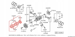 Subaru Diesel 12209AA480 panewki główne Oryginał Jakość części (zgodnie z GVO) O - oryginał z logo producenta pojazdu (OE)