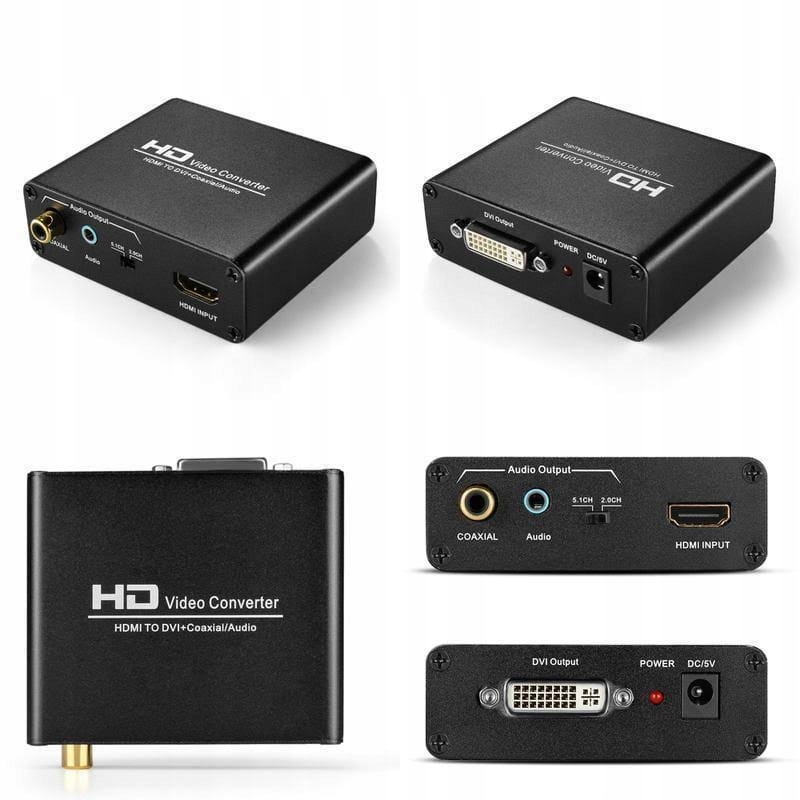 Audiophonics - Extracteur HDMI vers HDMI Optique / Jack 3.5mm 4K 3D CEC