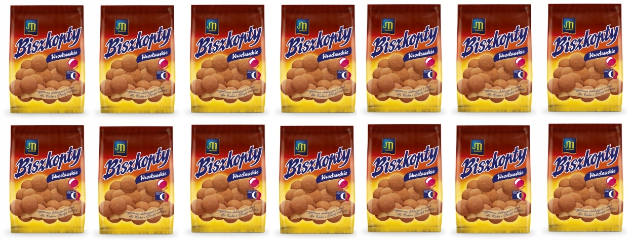 Levně 14x 120g Mamut piškoty vratislavské Karton