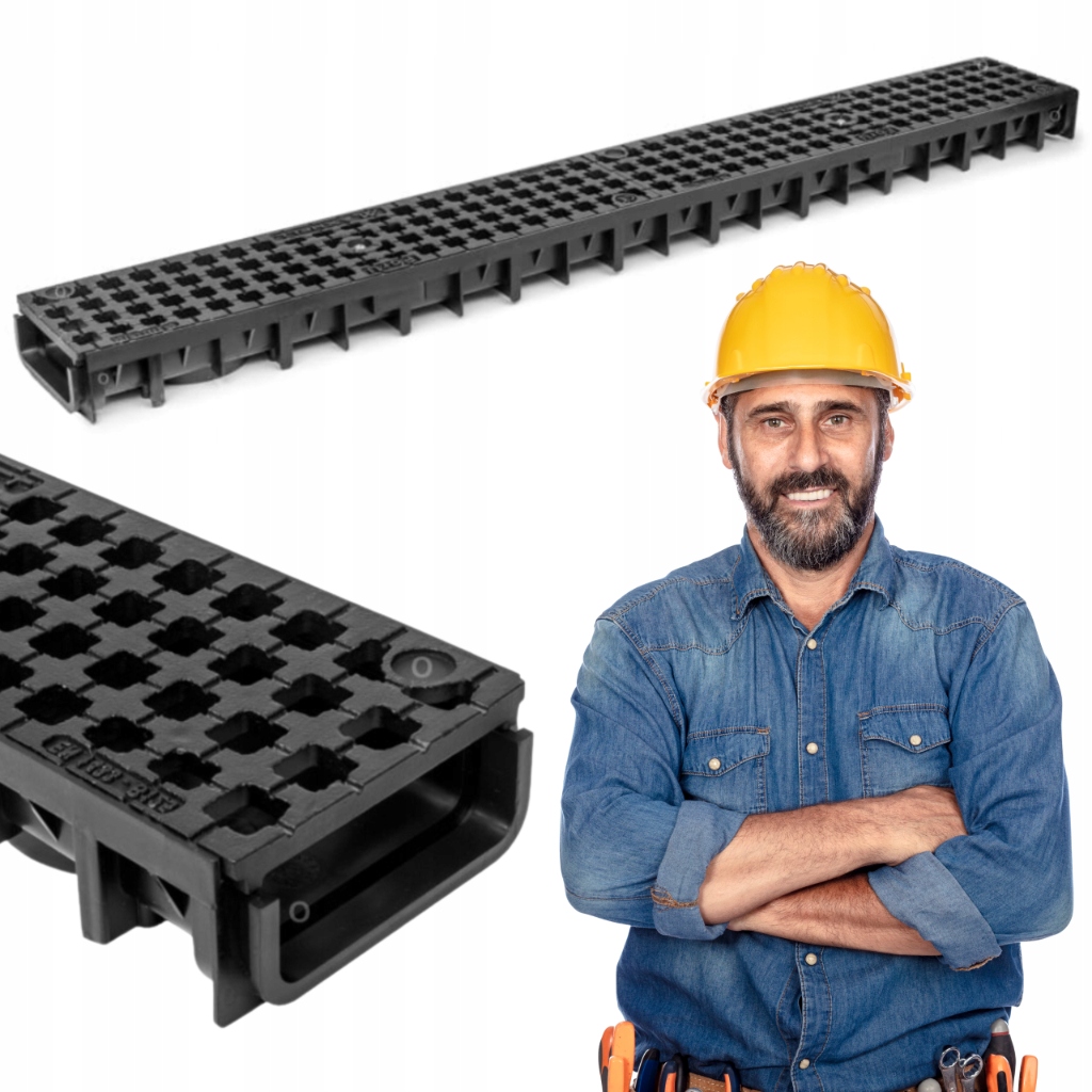 Lineární odvodnění s litinovým roštem ForU30 kanál 100 cm B125 Axhell