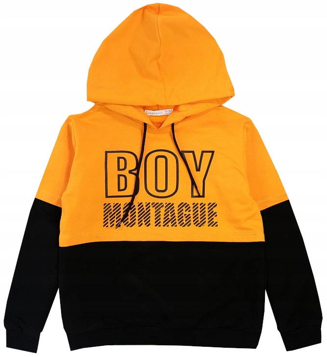 

Bluza Kangurka Kaptur Boy żółty 152 J76U