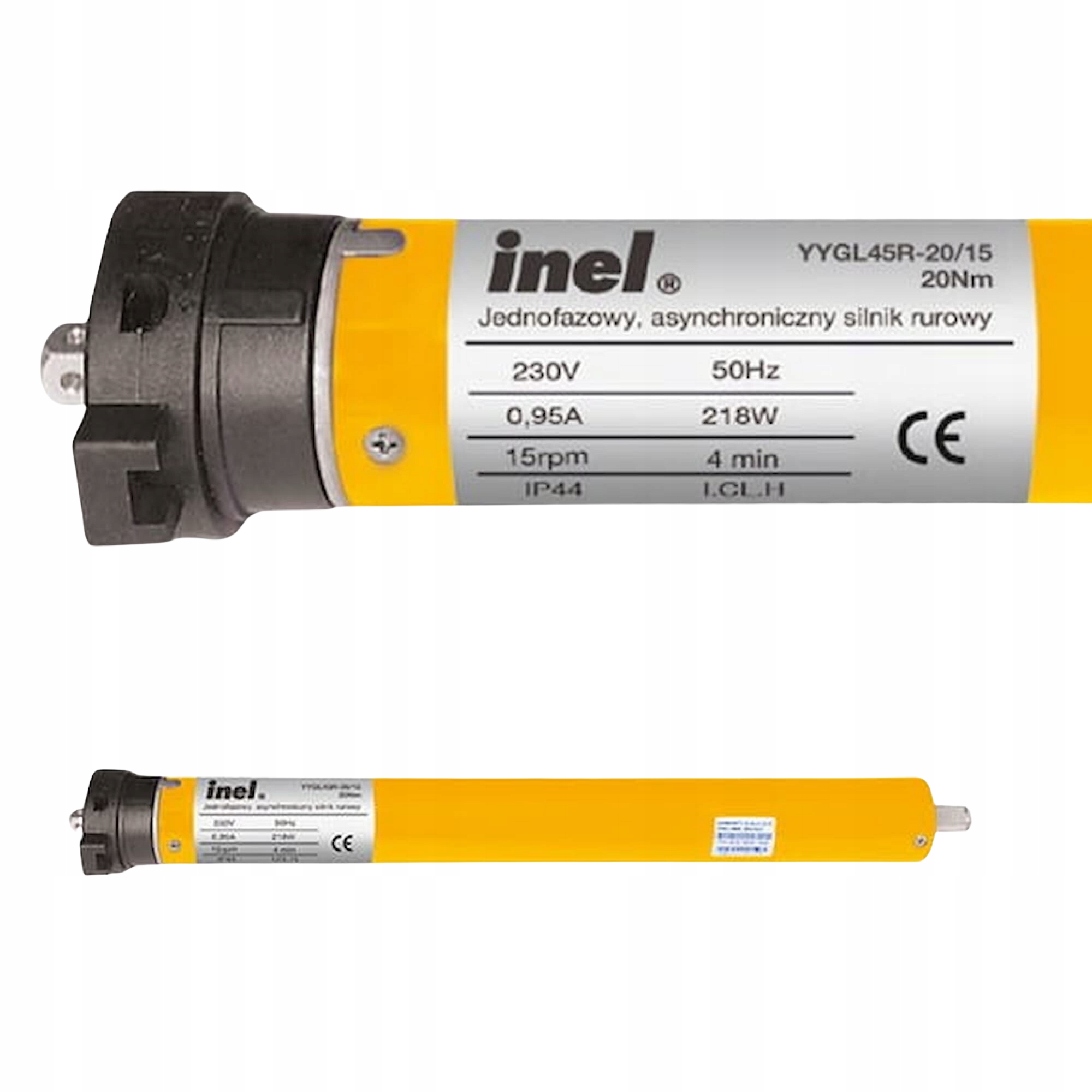 Inel motor pre rolety N-20R 20/15 do potrubia Ø 50/60 s vstavaným prijímačom