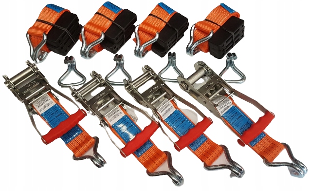 PAS PASY LAWETA KOMPLET 4szt HOMOLOG 2018r DE PL