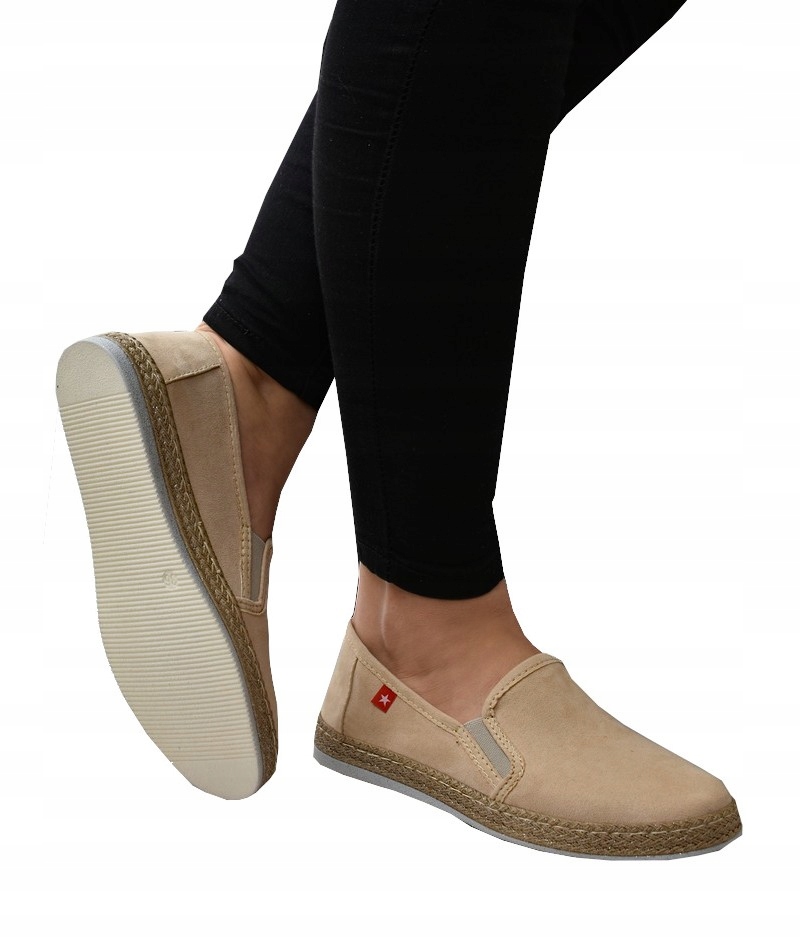 

Espadryle damskie Big Star JJ276001 Beżowe 41