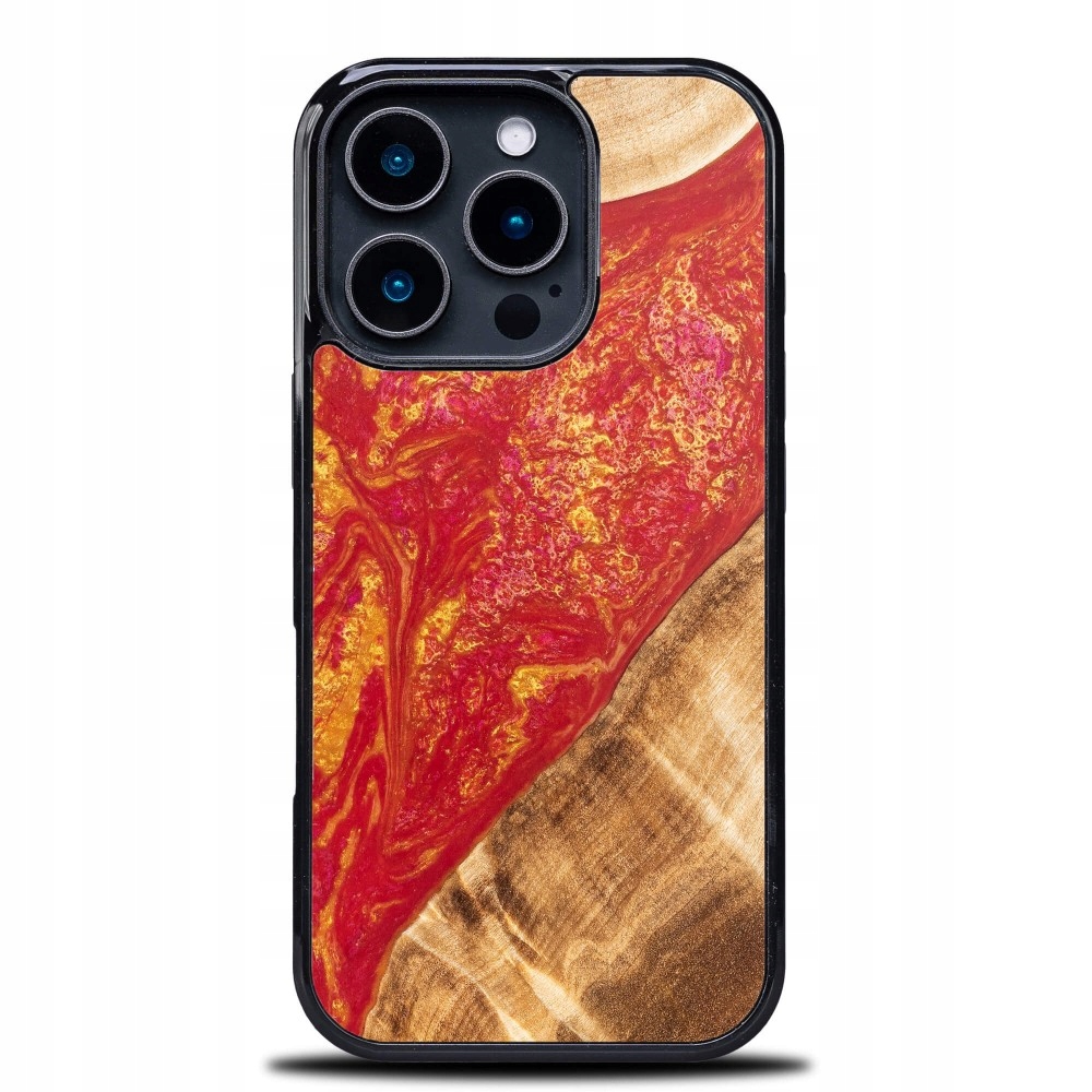 Pouzdro Bewood Unique pro iPhone 16 Pro Neony Paříž