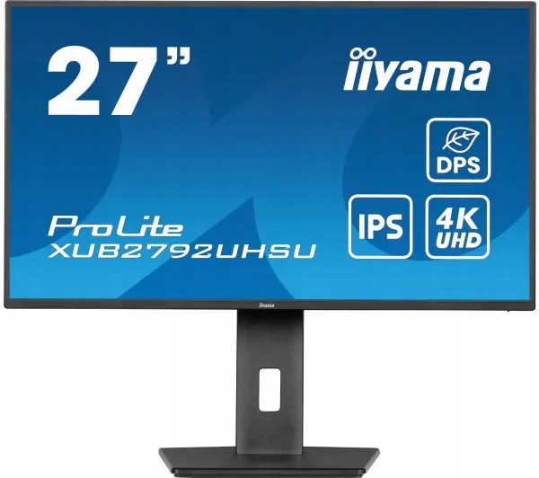 Monitor 4K 27 palců iiyama ProLite Xub 2792 Uhsu B 6 Ips 60 Hz ms Us