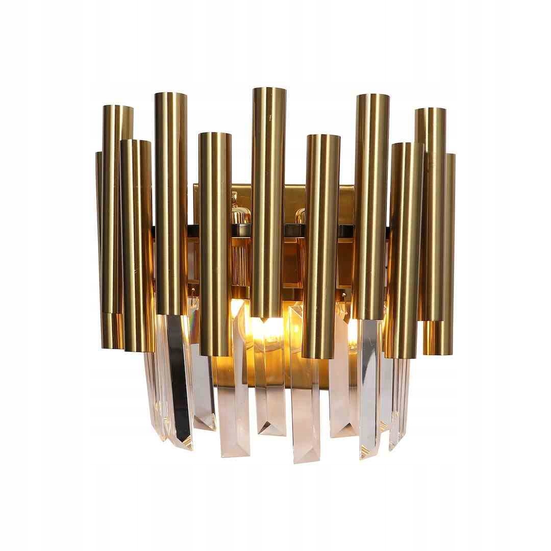 MiLAGRO Nástenná lampa Madison Gold 2Xe14 Stropná závesná lusterová lampa
