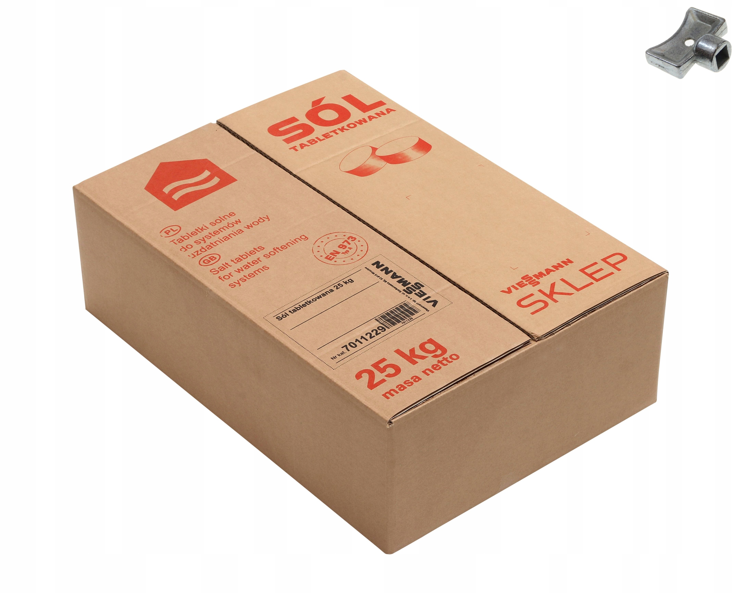 Sól Viessmann tabletkowana pigułka zmiękczacz +kluczyk