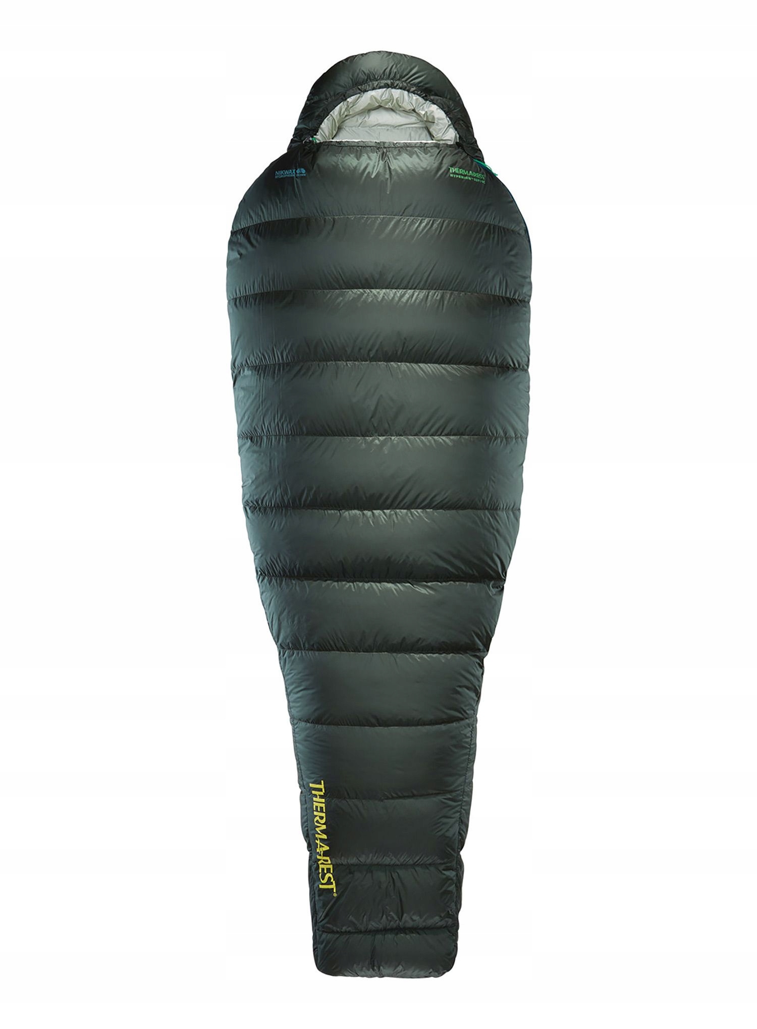 Péřový spacák Therm a Rest Hyperion 32F/0C Long (198 cm) černý forest