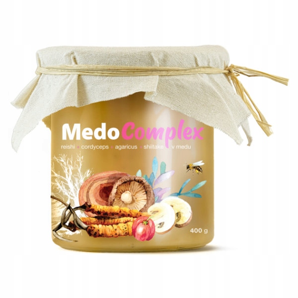 Levně MedoComplex Med Agaricus Cordyceps Reishi Shiitake 400 g MycoMedi