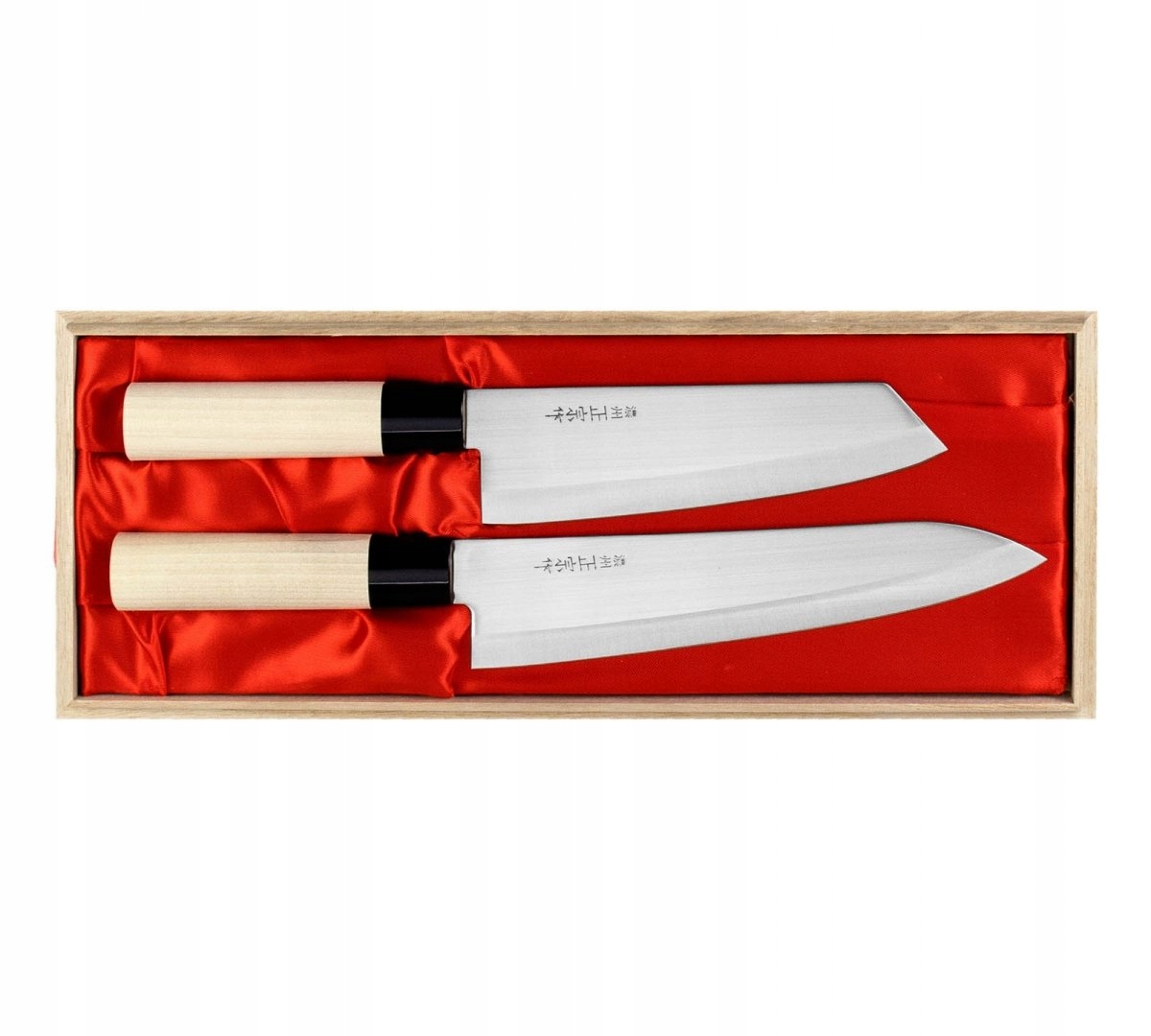 Sada Nožov Satake Megumi japonských 2 ks Bunka Šéfa v darčekovej krabičke