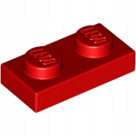

4You Lego 3023 Płytka 1X2 Czerwony (2szt)