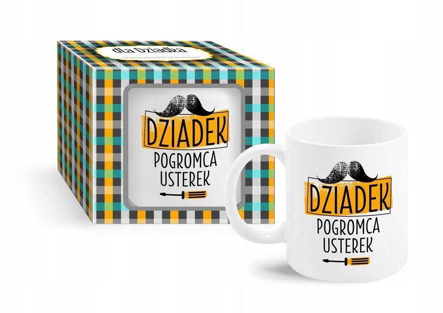 

Kubek Dziadek pogromca usterek Na dzień Dziadka