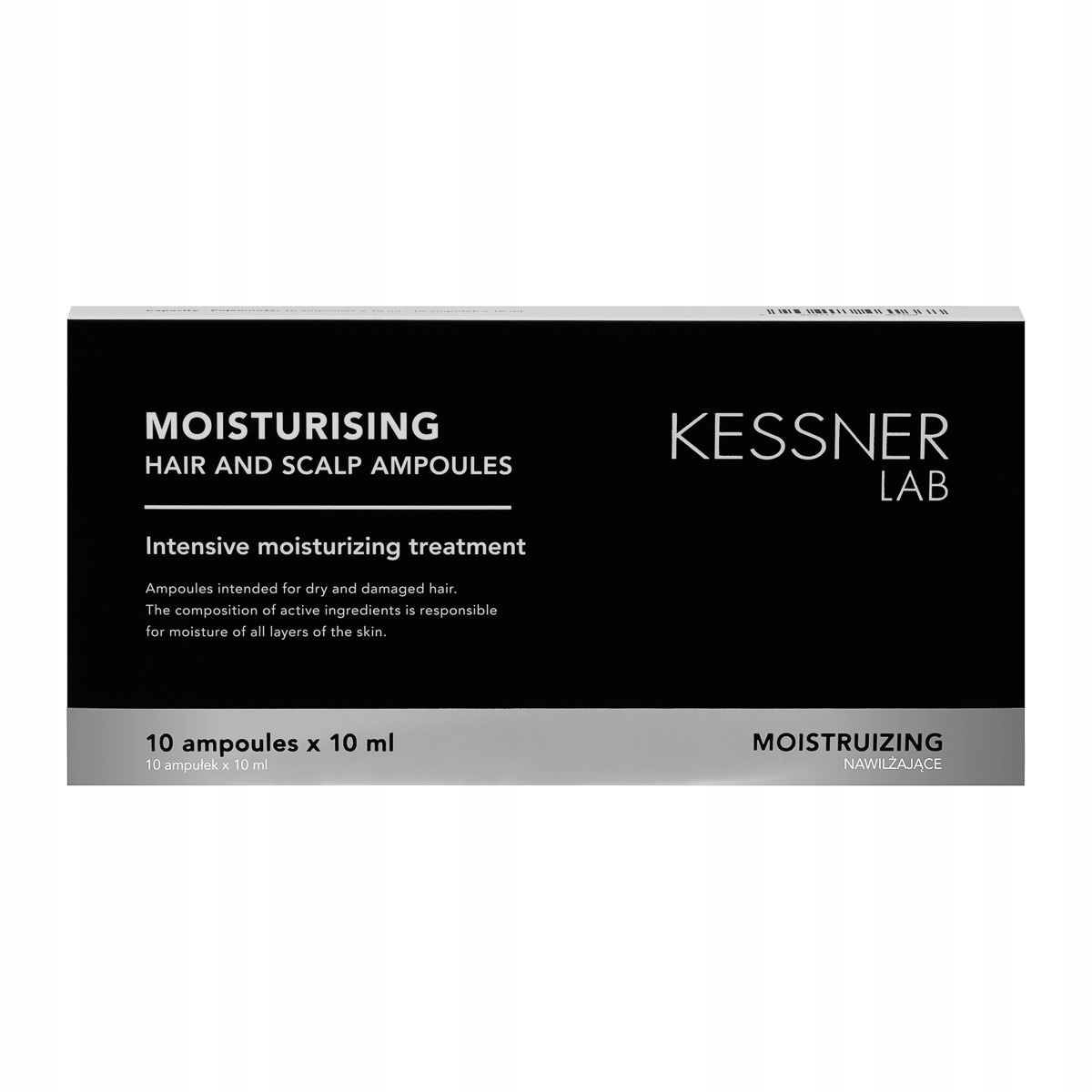 Kessner Lab Moisturising ampule pro pokožku hlavy a vlasy 10 x 10 ml