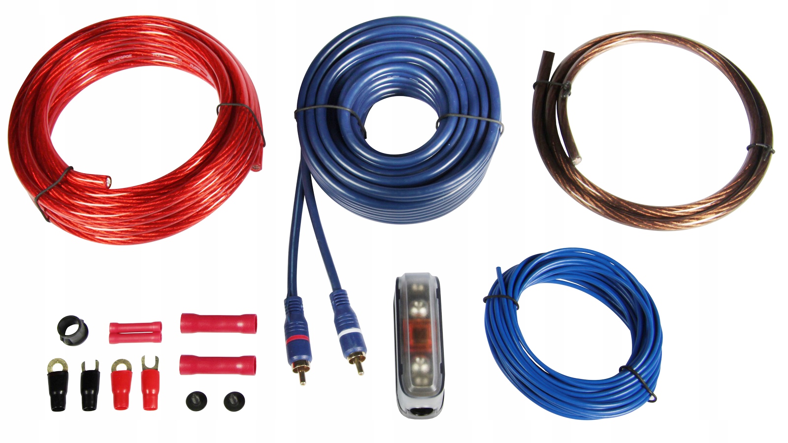 Комплект проводов для усилителя держатель предохранителя Autotek AWK10