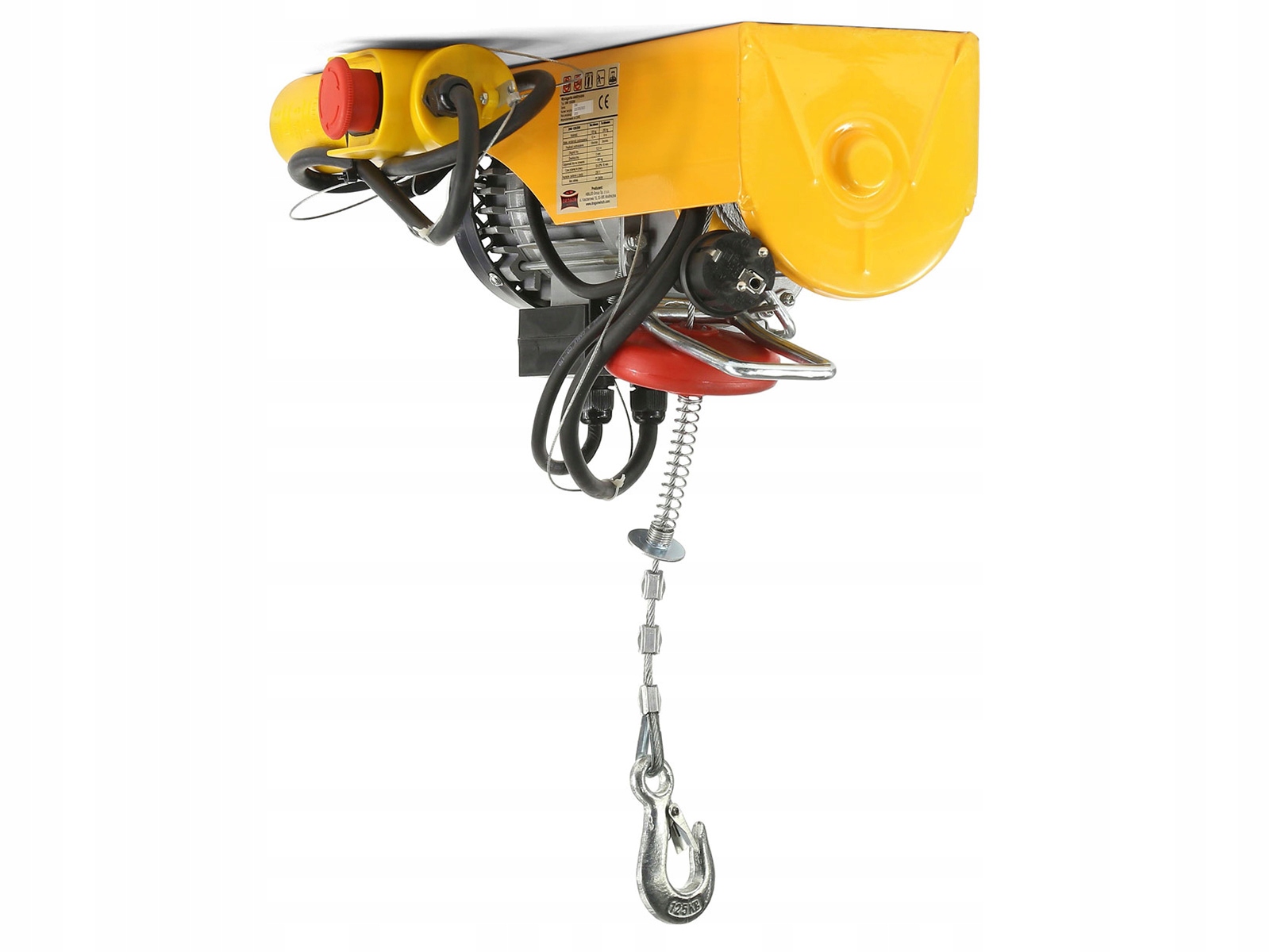 WYCIAGARKA WCIAGARKA ELEKTRYCZNA LINOWA 250kg 230V Producent code INDUSTRIAL DWI125 250