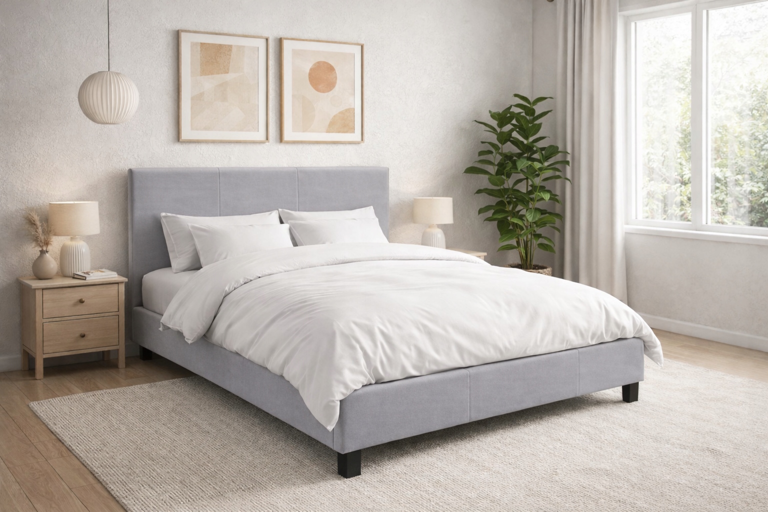 Łóżko 140x200 tapicerowane PRADO