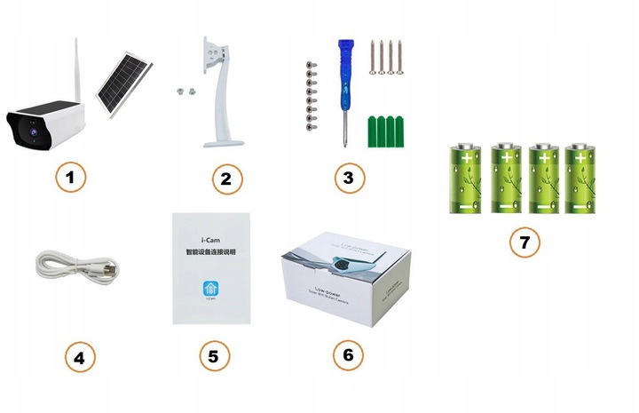 KAMERA LTE SOLARNA ZEWNĘTRZNA 2X PANEL SIM GSM Kod producenta 2021