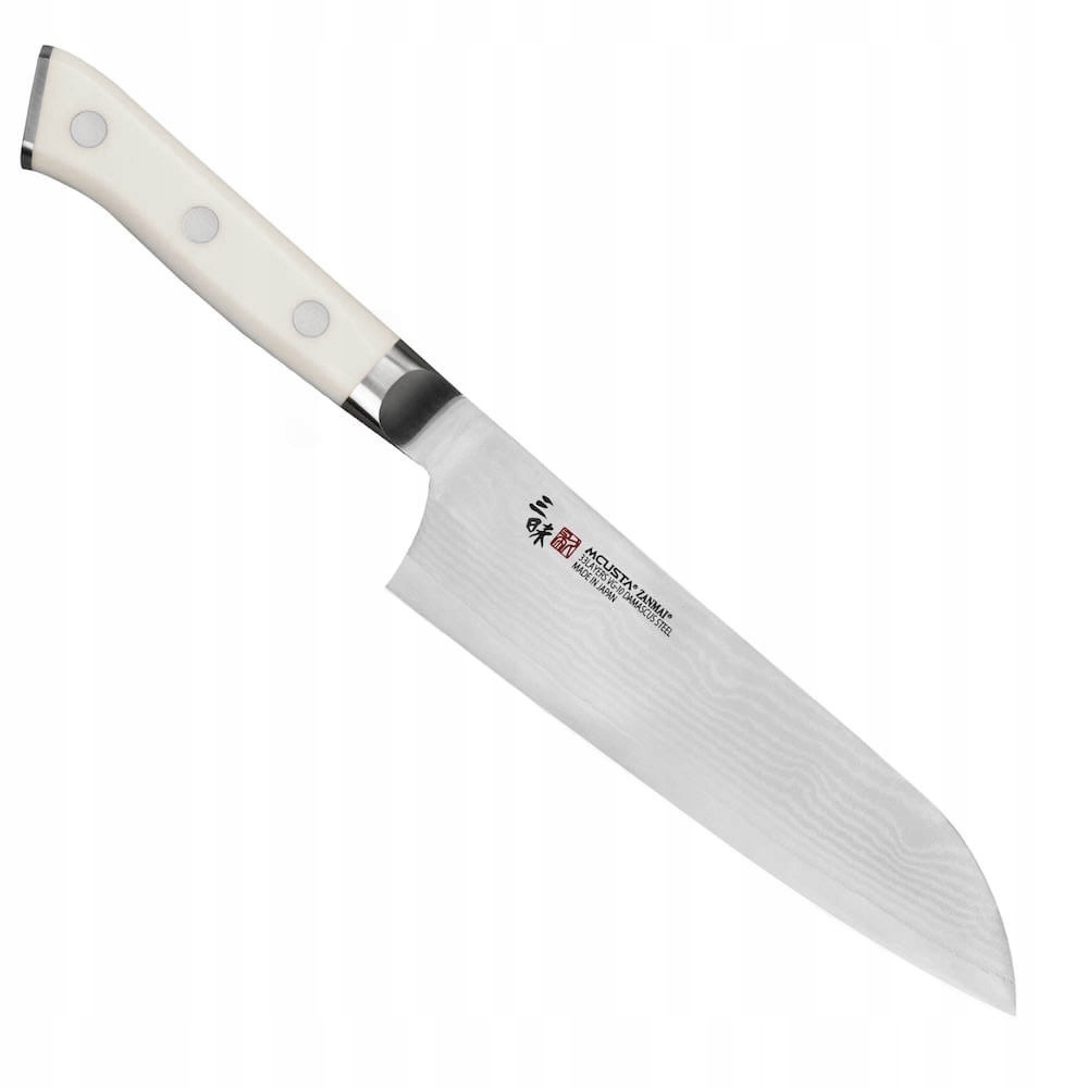Mcusta Zanmai Classic Damascus VG-10 Corian Japonský nôž Santoku 61HRC 18 cm