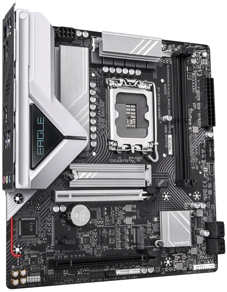 Gigabyte B860M Eagle V2 Amd B860 LGA1851 2x DDR5 DIMM M.2 Hdmi