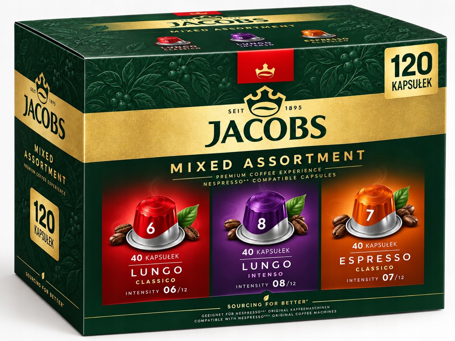 Kapsle Jacobs Mix do kávovaru Nespresso 120 ks