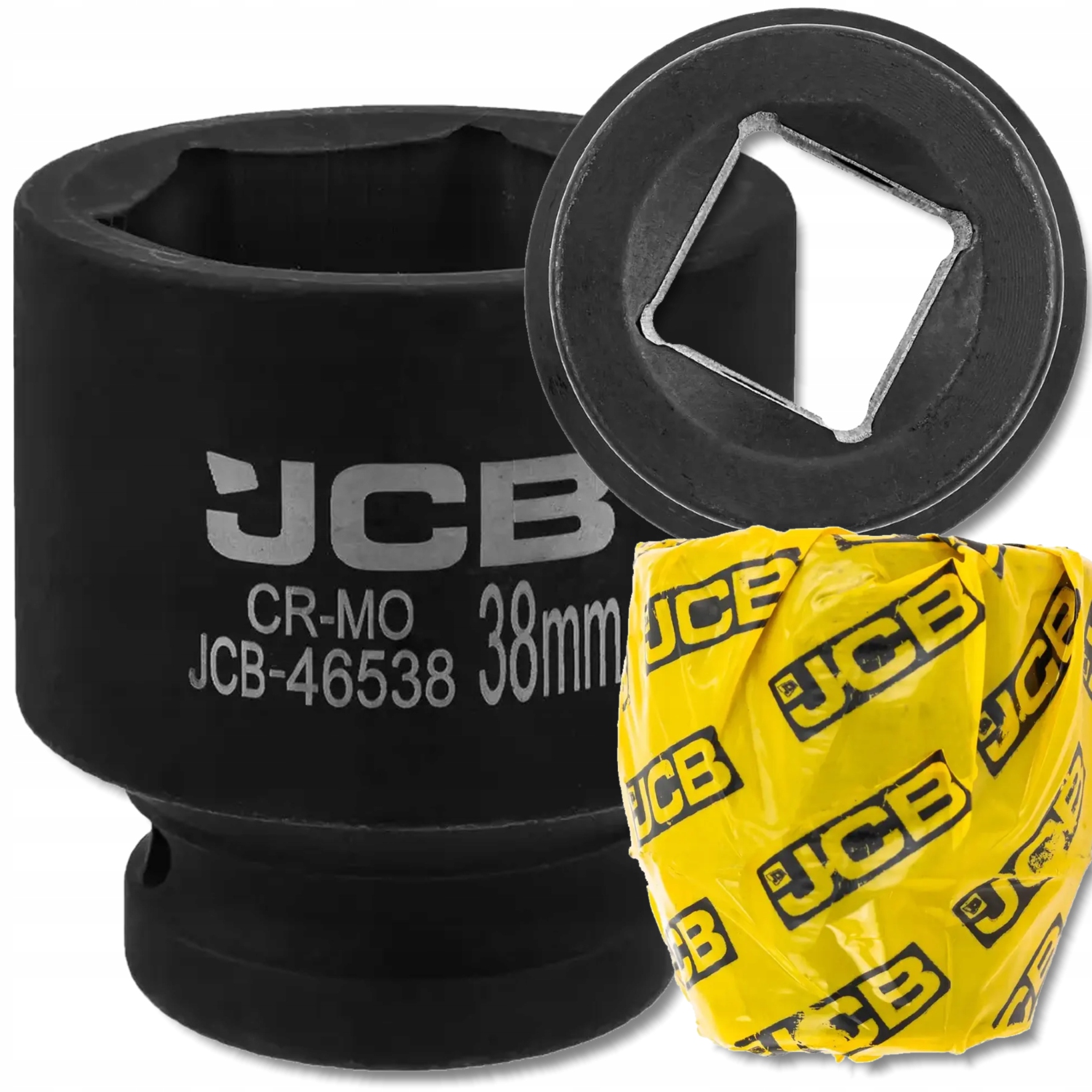 Nasadka udarowa 3/4" 6-kątna Cr-Mo klucz nasadowy 38 mm Jcb